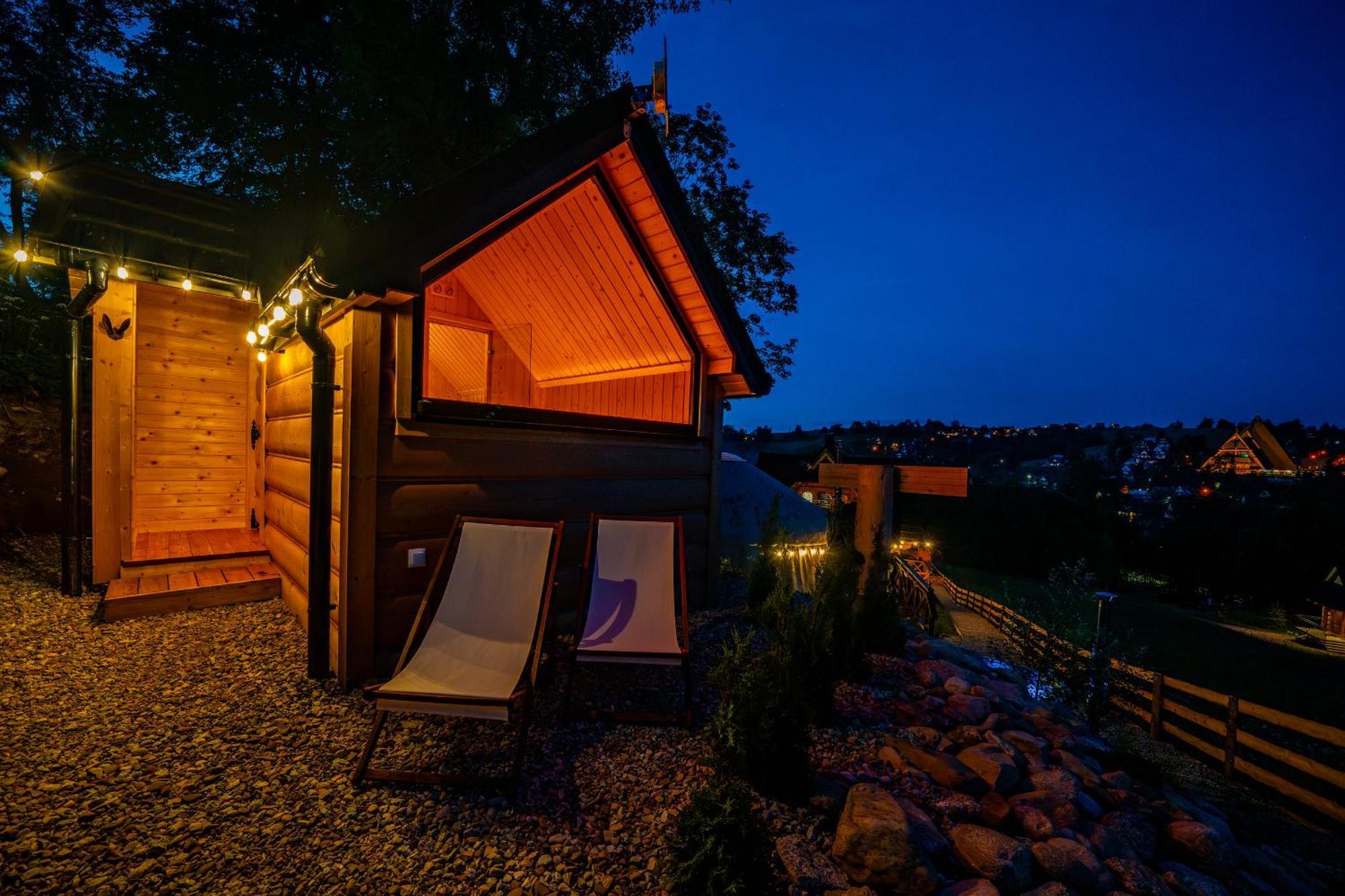 Goralska Chatka 2 Highland Cottage - Split Ac, Jacuzzi, Sauna, Private Parking, Mountains View, Garden, ซาโกปาเน ภายนอก รูปภาพ