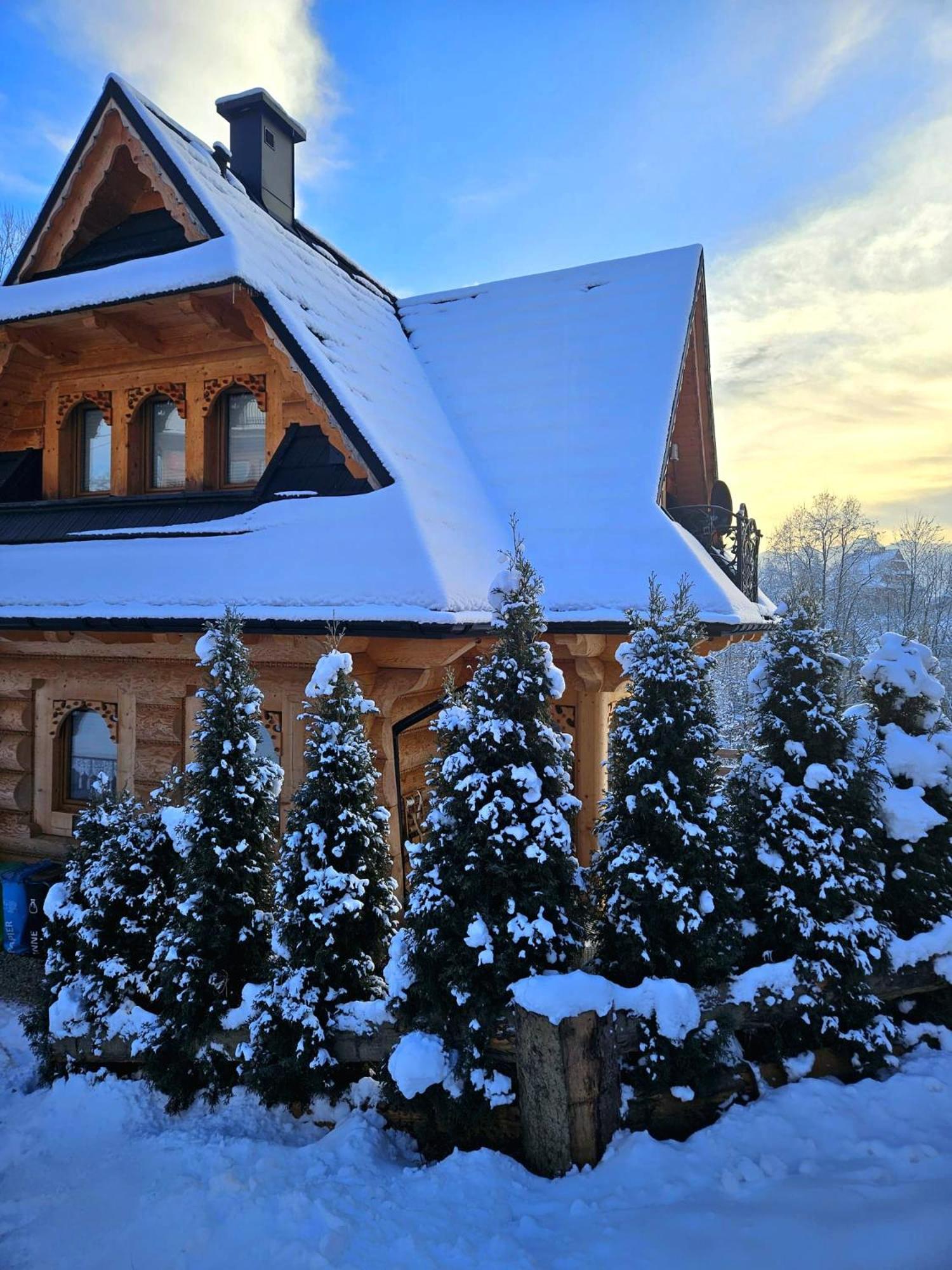 Goralska Chatka 2 Highland Cottage - Split Ac, Jacuzzi, Sauna, Private Parking, Mountains View, Garden, ซาโกปาเน ภายนอก รูปภาพ