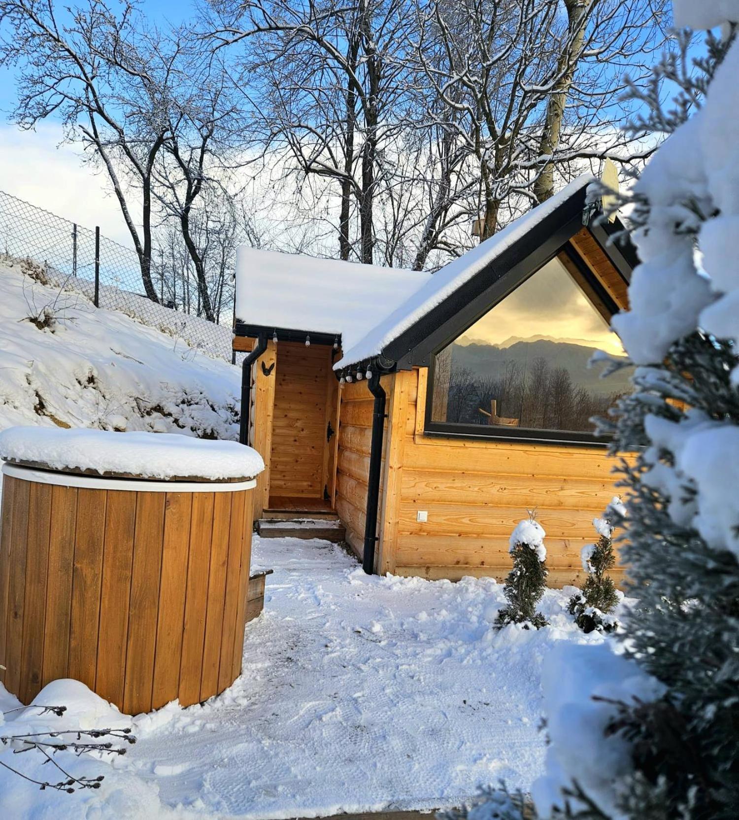 Goralska Chatka 2 Highland Cottage - Split Ac, Jacuzzi, Sauna, Private Parking, Mountains View, Garden, ซาโกปาเน ภายนอก รูปภาพ
